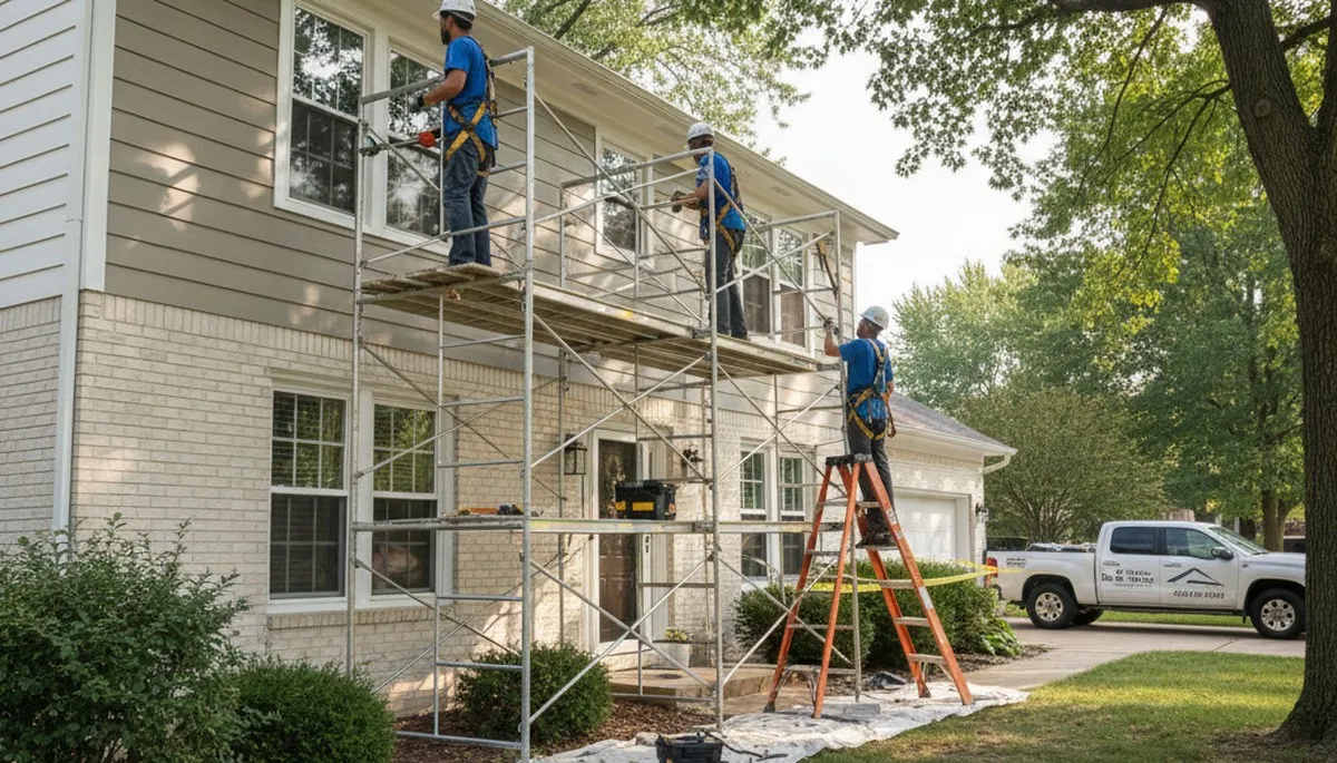 Painting contractor in Overland Park, KS providing professional interior and exterior house painting services
