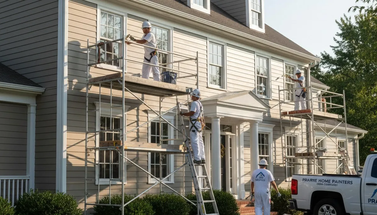 Painting contractor in Overland Park, KS providing professional residential and commercial painting services